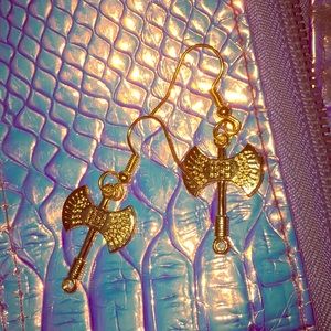 Axe earrings